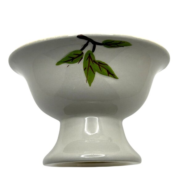 Set of 5 Vintage Weil Ware Brentwood Open Sugar / Dessert Bowls CA Pottery - Picture 3 of 15